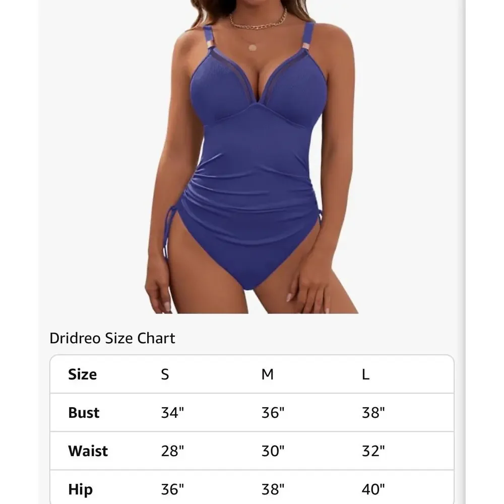 NWT Dridreo Small Women’s One Piece Swimsuit